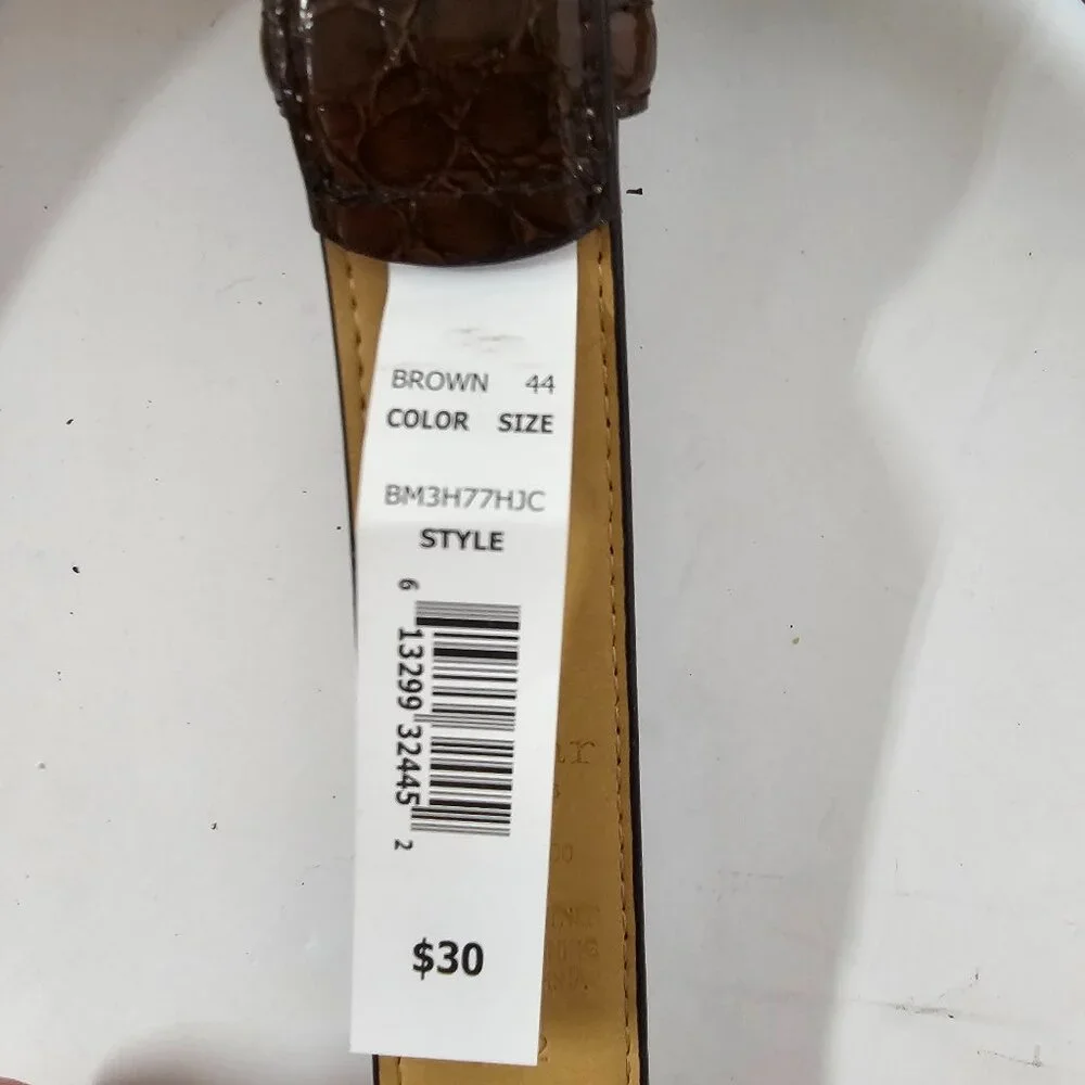 belk brown croc